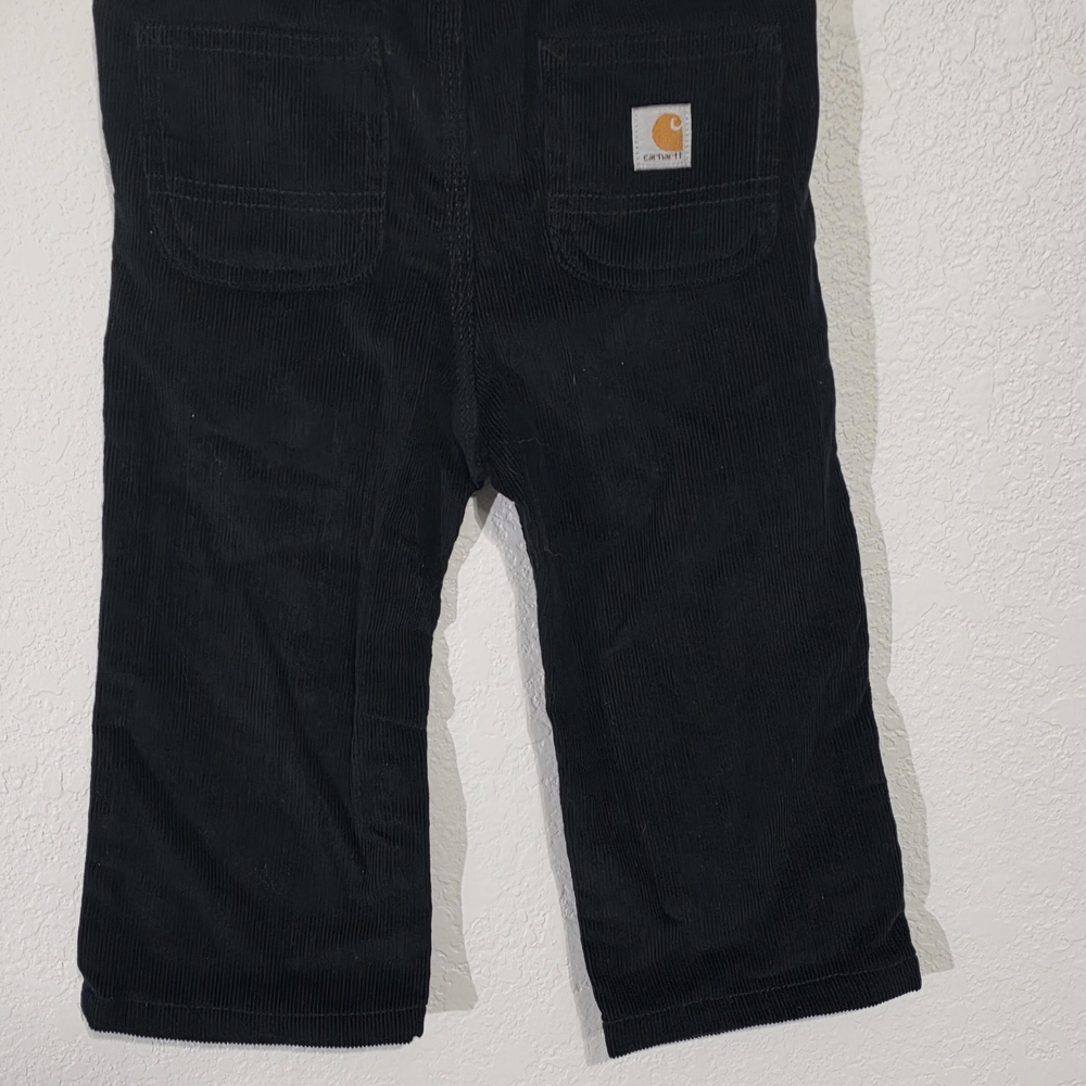 Carhartt Set: Vest, Plaid Shirt, Black Corduroy Pants 12m NWOT - Picture 9 of 11